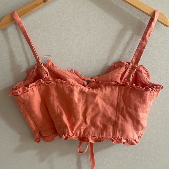 Wilfred Free Sariah cropped front tie camisole - Picture 3 of 5